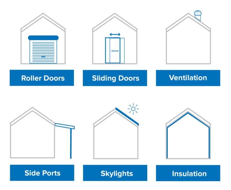 Shed Bonanza Optional garage Extras Available