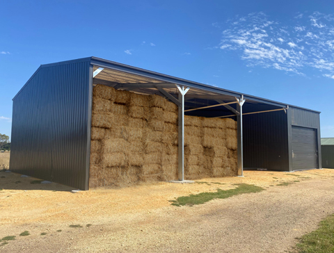 Hay shed